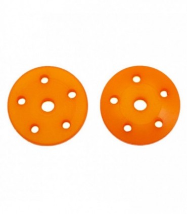 PISTONES AMORTIGUADOR CONICOS 16mm NARANJA (5x1.6mm) (2u.)