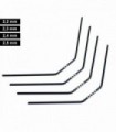 SET BARRAS ESTABILIZADORAS ULTIMATE DELANTERAS  MUGEN. ASSOCIATED. XRAY (4u)