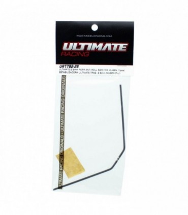 BARRA ESTABILIZADORA ULTIMATE TRAS. 2.6mm MUGEN. ASSOCIATED. XRAY (1u.)