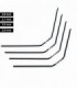 SET BARRAS ESTABILIZADORAS ULTIMATE TRASERAS MUGEN. ASSOCIATED. XRAY (4u)