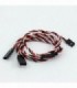 "Y" CONECTOR FUTABA CABLE TRENZADO (60cm)