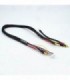 CABLE CARGA 2x2S DE 60 cm CON CONECTORES 4/5mm