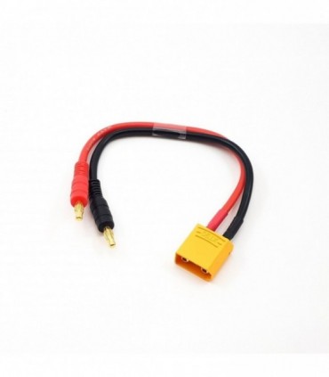 CABLE CARGA CON CONECTOR XT90 (20cm)