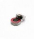 8x16x5mm KIT RODAMIENTOS SELECT "HS" TAPAS DE GOMA  (10u.)