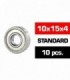 10x15x4mm KIT RODAMIENTOS "HS" TAPAS METALICAS (10u.)