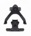 Team Associated RC10B7 FT Top Plate and Ballstud Mount. carbon