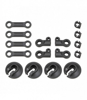 -LIQUIDACION- Team Associated RC8B4 Spring Cups and Shock Rod Ends