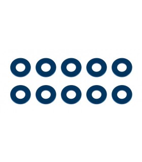 -LIQUIDACION- Team Associated Washers, 7.8x3.5x0.5mm, blue aluminum