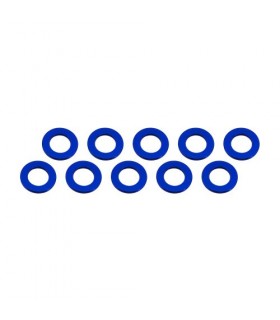 ARANDELAS ALUMINIO (3x6x0.5mm) AZUL (10u.)