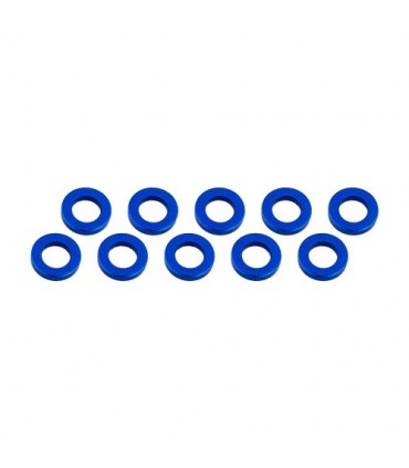 ARANDELAS ALUMINIO (3x6x1mm) AZUL (10u.)