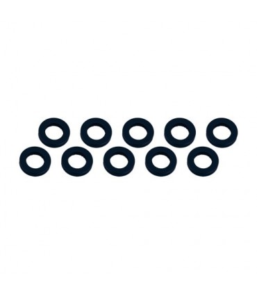 ARANDELAS ALUMINIO (3x6x1mm) NEGRA (10u.)