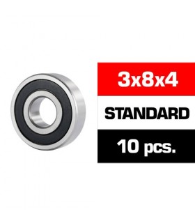 3x8x4mm KIT RODAMIENTOS "HS" TAPAS GOMA (10u.)