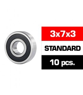 3x7x3mm KIT RODAMIENTOS "HS" TAPAS GOMA (10u.)