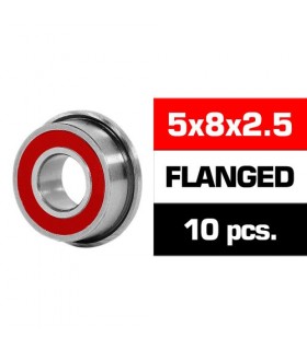 5X8x2.5mm KIT RODAMIENTOS "HS" FLANGED TAPAS GOMA (10u.)