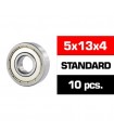 5x13x4mm KIT RODAMIENTOS "HS" TAPAS METALICAS (10u.)