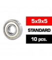5x9x5mm KIT RODAMIENTOS "HS" TAPAS METALICAS (10u.)