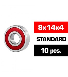 8x14x4mm "HS" KIT RODAMIENTOS "HS" TAPAS GOMA (10u.)