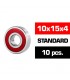 10x15x4mm KIT RODAMIENTOS "HS" TAPAS GOMA (10u.)