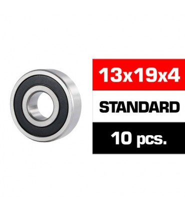 13x19x4mm KIT RODAMIENTOS "HS" TAPAS GOMA (10u.)