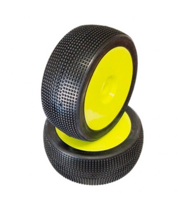 1/8 OFF ROAD COMP. MICRO PIN XSS EXTRA SUPER SOFT LLANTA AMARILLA (2u.)