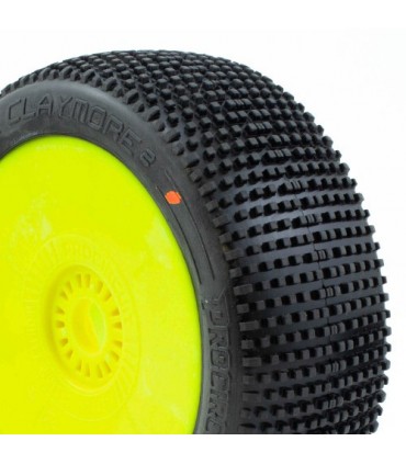 CLAYMORE v2 BUGGY C3 (MEDIUM) EN LLANTA AMARILLA (2pcs.)