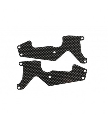 PLACA CARBONO TRAPECIO DEL. MBX8 TRUGGY (1mm) (2u.)