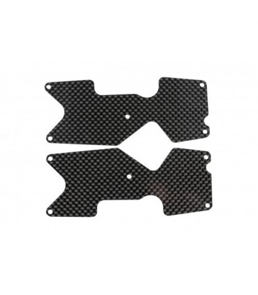 PLACA CARBONO TRAPECIO TRAS. MBX8 TRUGGY (1mm) (2u.)