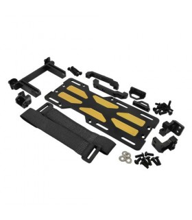 KIT MONTAJE SERVO DELANTERO + BANDEJA BATERIA BRONCE TRAXXAS TRX-4