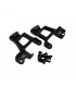 SOPORTE AMORTIGUADORES TRASEROS ALUMINIO TRAXXAS TRX-4