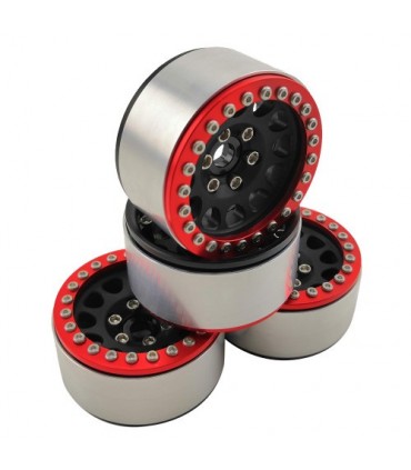 LLANTAS CRAWLER 1.9" BEADLOCK M105 - NEGRO/ROJO