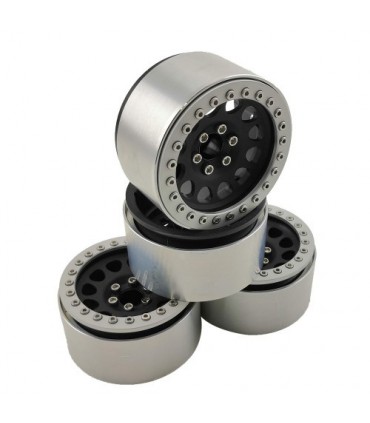 LLANTAS CRAWLER 1.9" BEADLOCK M105 - NEGRO/BLANCO