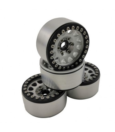 LLANTAS CRAWLER 1.9" BEADLOCK M105 - BLANCO/NEGRO