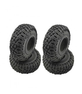 NEUMATICOS + INSERTS 1/10 CRAWLER 1.9" - ROUNDCUBE - Ø120 (4)