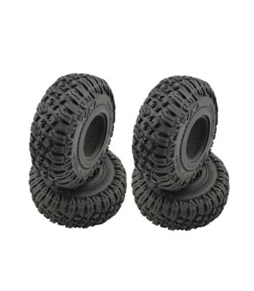 NEUMATICOS + INSERTS 1/10 CRAWLER 1.9" - ROUNDCUBE - Ø120 (4)