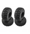 NEUMATICOS + INSERTS 1/10 CRAWLER 2.2" - ROUNDCUBE - Ø120 (4)