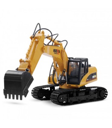 EXCAVADORA HUINA 1550 1/14 PALA METALICA 2,4GHZ