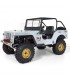 COCHE CRAWLER REALISTIC JEEP 1/10 RGT86010JK-LG WATERPROOF 4X4 GRIS CLARO RTR