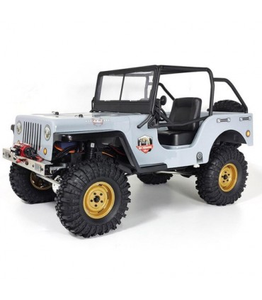 COCHE CRAWLER REALISTIC JEEP 1/10 RGT86010JK-LG WATERPROOF 4X4 GRIS CLARO RTR