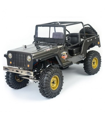 COCHE CRAWLER REALISTIC JEEP 1/10 RGT86010JK-DG WATERPROOF 4X4 GRIS OSCURO RTR