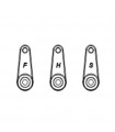 SERVO HORN (3u.) H9805