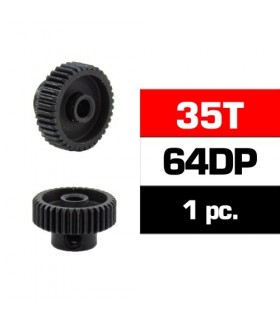 PIÑON 64DP - 35T - ACERO HSS - DIAMETRO 3.17mm
