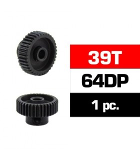 PIÑON 64DP - 39T - ACERO HSS - DIAMETRO 3.17mm
