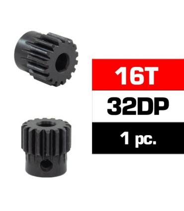 PIÑON 32DP -16T - ACERO HSS - DIAMETRO  5.0mm
