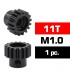 PIÑON M1.0 -11T - ACERO HSS - DIAMETRO 5.0mm