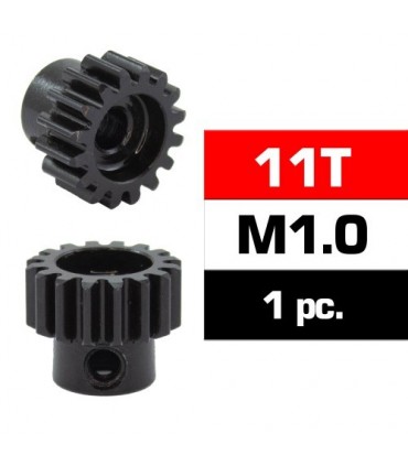 PIÑON M1.0 -11T - ACERO HSS - DIAMETRO 5.0mm