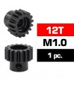PIÑON M1.0 -12T - ACERO HSS - DIAMETRO 5.0mm