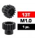 PIÑON M1.0 -13T - ACERO HSS - DIAMETRO 5.0mm