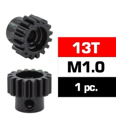PIÑON M1.0 -13T - ACERO HSS - DIAMETRO 5.0mm