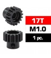 PIÑON M1.0 -17T - ACERO HSS - DIAMETRO 5.0mm