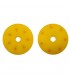 PISTONES AMORTIGUADOR CONICOS 16mm AMARILLOS (7x1.2mm inclinados) (2u.)